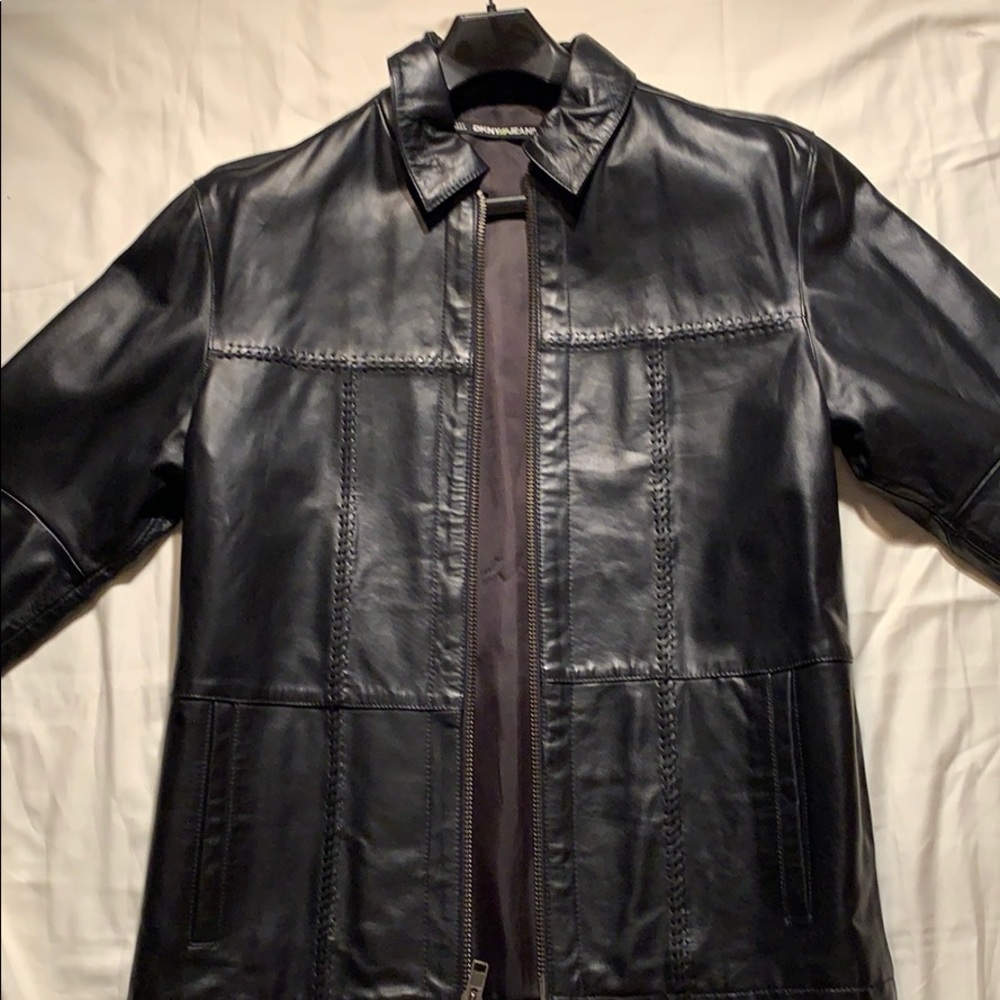 Men’s leather coat